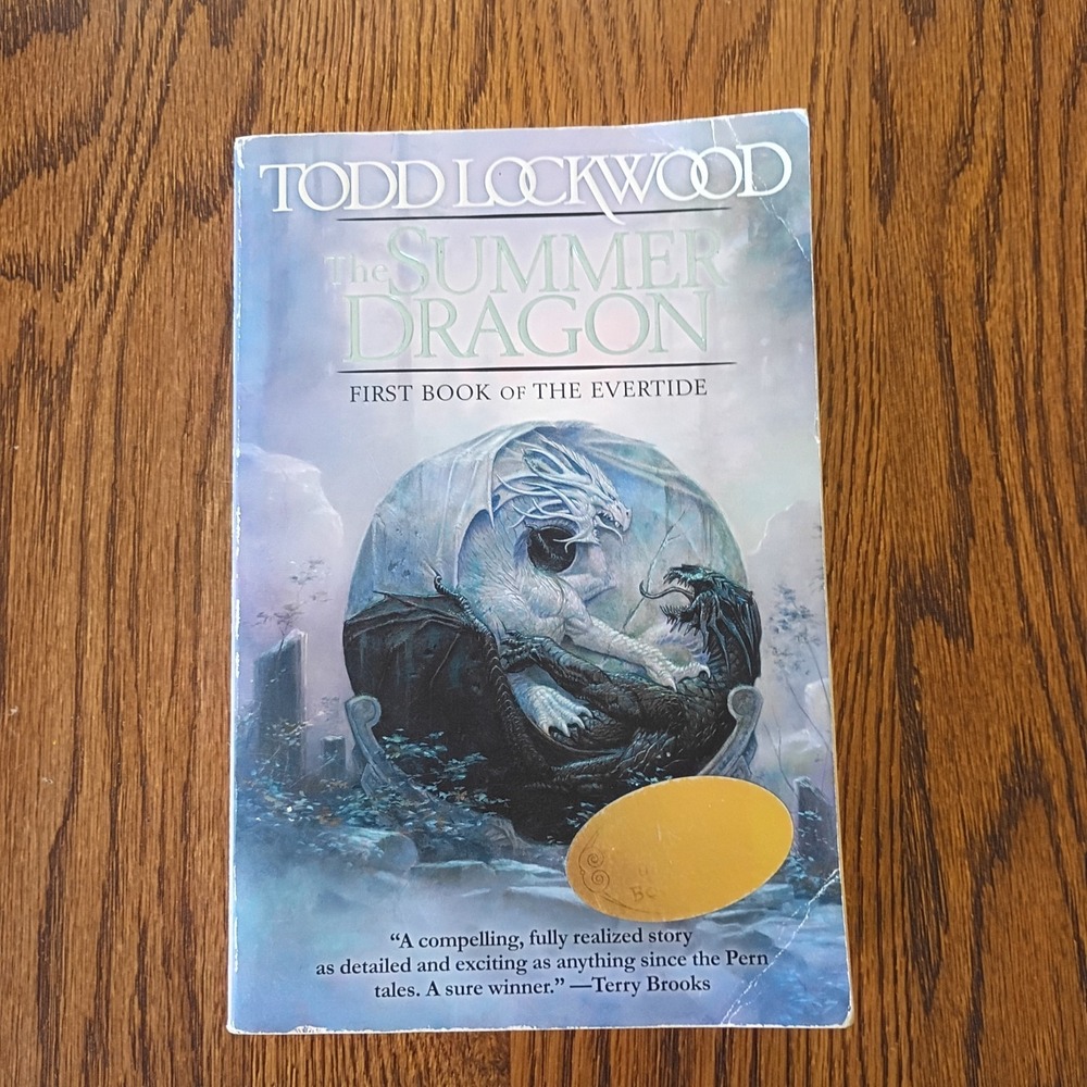 The Summer Dragon by Todd Lockwood SIGNED First Book of the Evertide Series